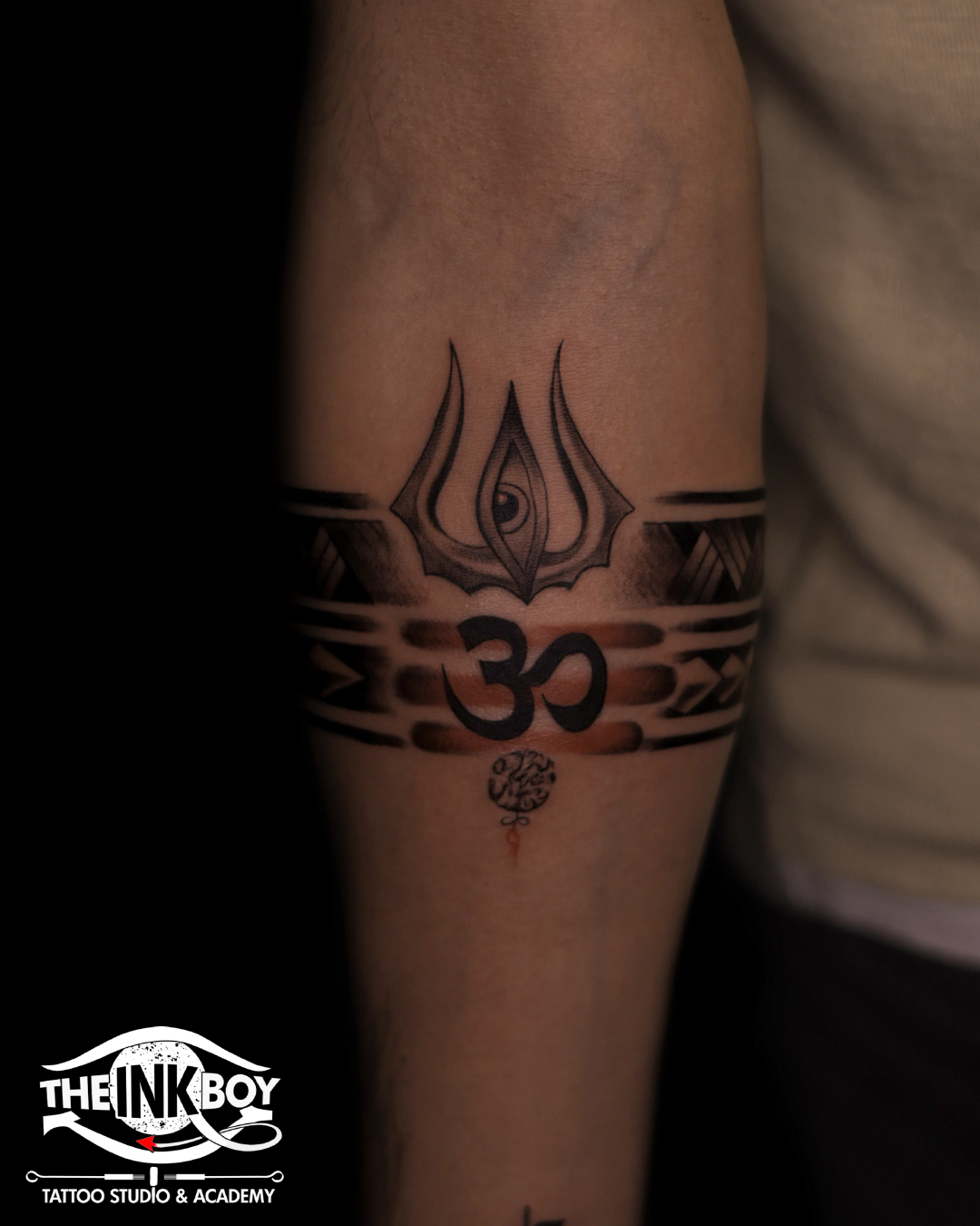 Harsh Tattoos - Wrist Band with three triangles Meaning: three interlocking  triangles known as Valknut were said to protect warriors in battlefield ...  . . Check out the amazing tattoo by Harsh
